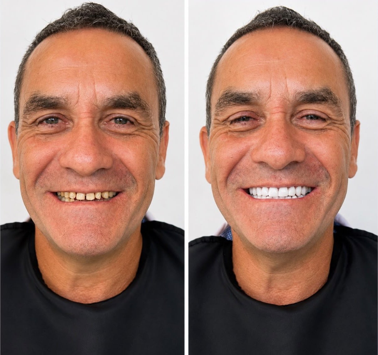 Resultado real de un paciente: antes y después